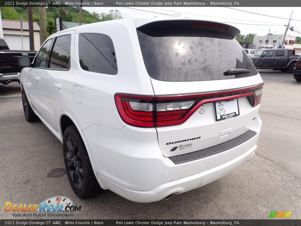 2021 Dodge Durango GT AWD White Knuckle / Black Photo #3