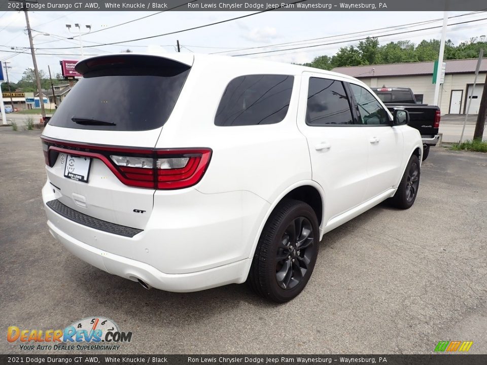 2021 Dodge Durango GT AWD White Knuckle / Black Photo #5