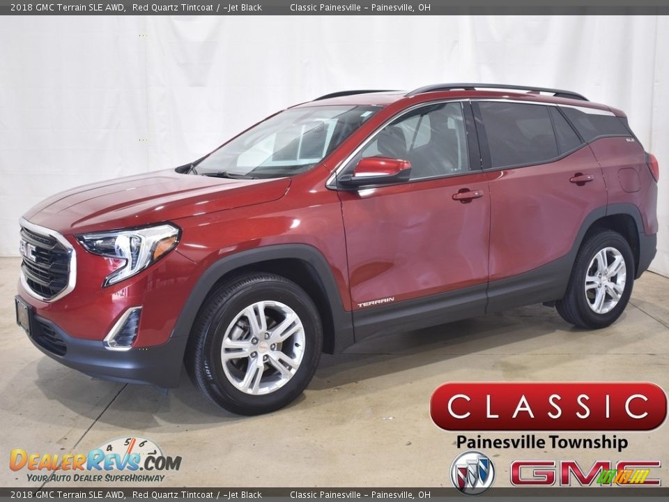 2018 GMC Terrain SLE AWD Red Quartz Tintcoat / ­Jet Black Photo #1