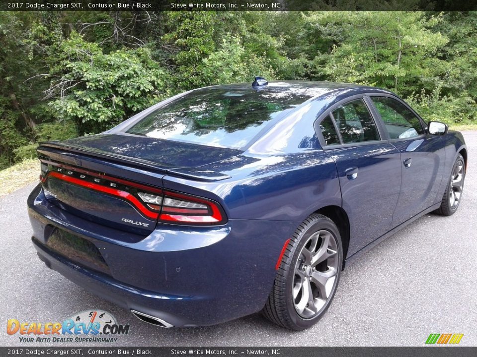 2017 Dodge Charger SXT Contusion Blue / Black Photo #7