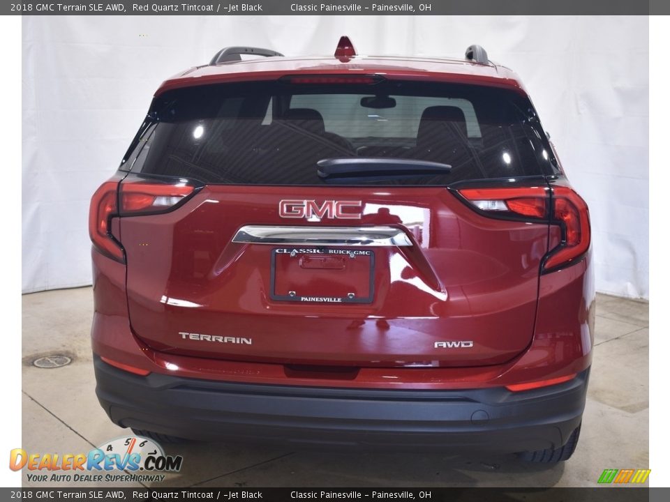 2018 GMC Terrain SLE AWD Red Quartz Tintcoat / ­Jet Black Photo #3