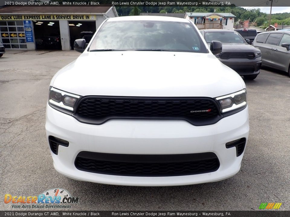 2021 Dodge Durango GT AWD White Knuckle / Black Photo #8