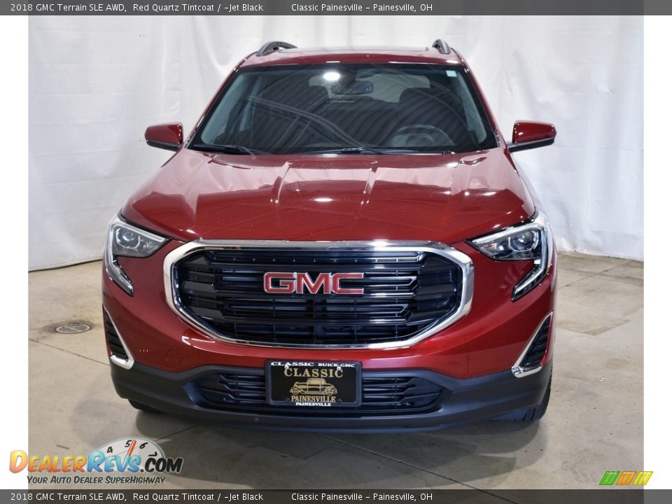 2018 GMC Terrain SLE AWD Red Quartz Tintcoat / ­Jet Black Photo #4