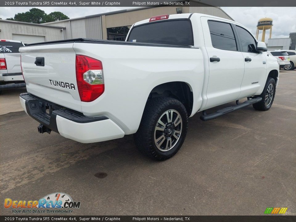 2019 Toyota Tundra SR5 CrewMax 4x4 Super White / Graphite Photo #3