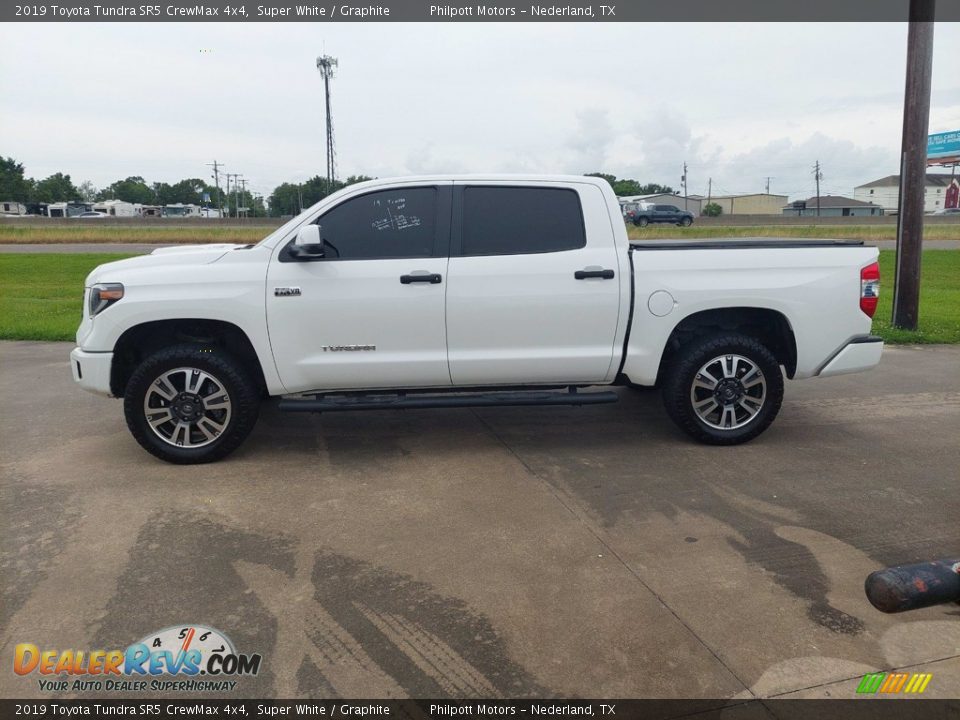 2019 Toyota Tundra SR5 CrewMax 4x4 Super White / Graphite Photo #7