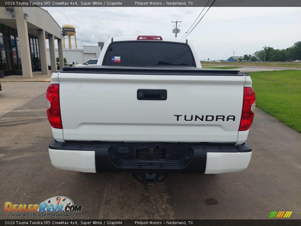 2019 Toyota Tundra SR5 CrewMax 4x4 Super White / Graphite Photo #8