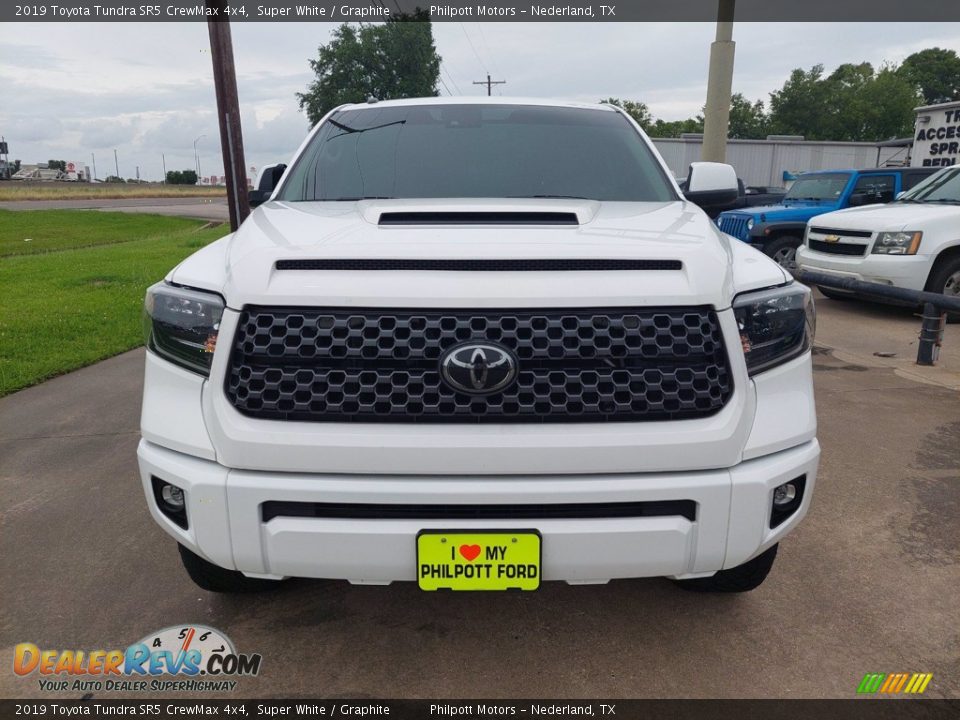 2019 Toyota Tundra SR5 CrewMax 4x4 Super White / Graphite Photo #9