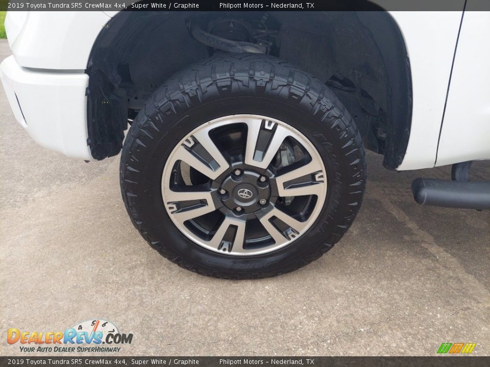 2019 Toyota Tundra SR5 CrewMax 4x4 Super White / Graphite Photo #10