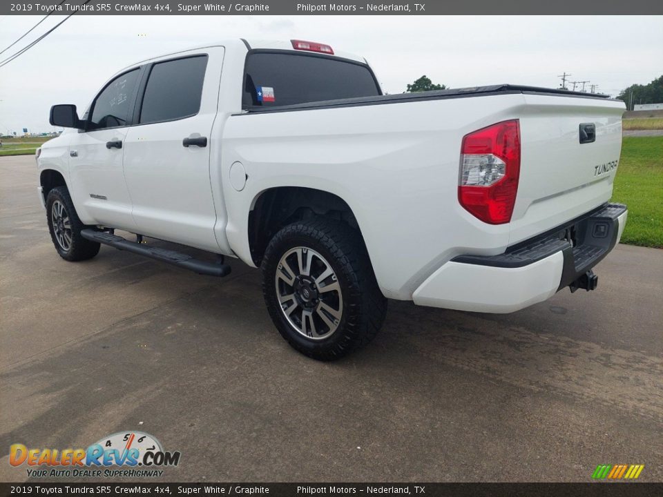 2019 Toyota Tundra SR5 CrewMax 4x4 Super White / Graphite Photo #11