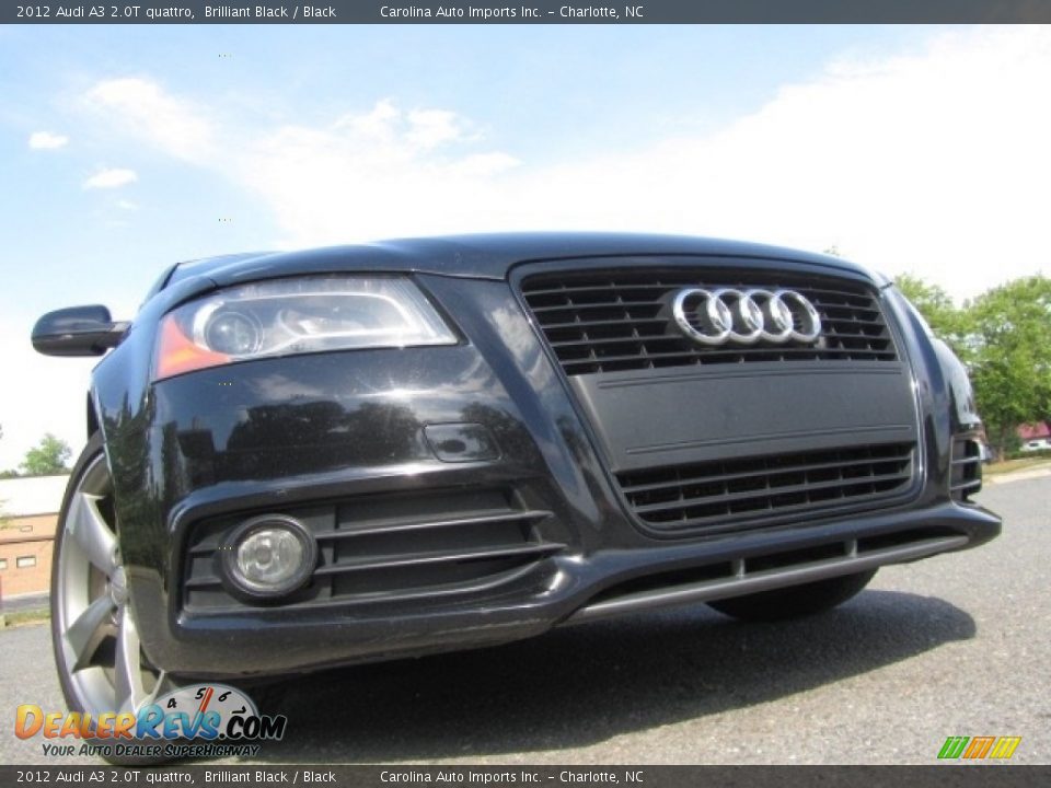 2012 Audi A3 2.0T quattro Brilliant Black / Black Photo #2