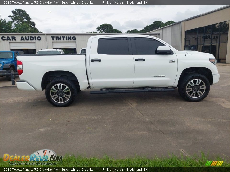 2019 Toyota Tundra SR5 CrewMax 4x4 Super White / Graphite Photo #12