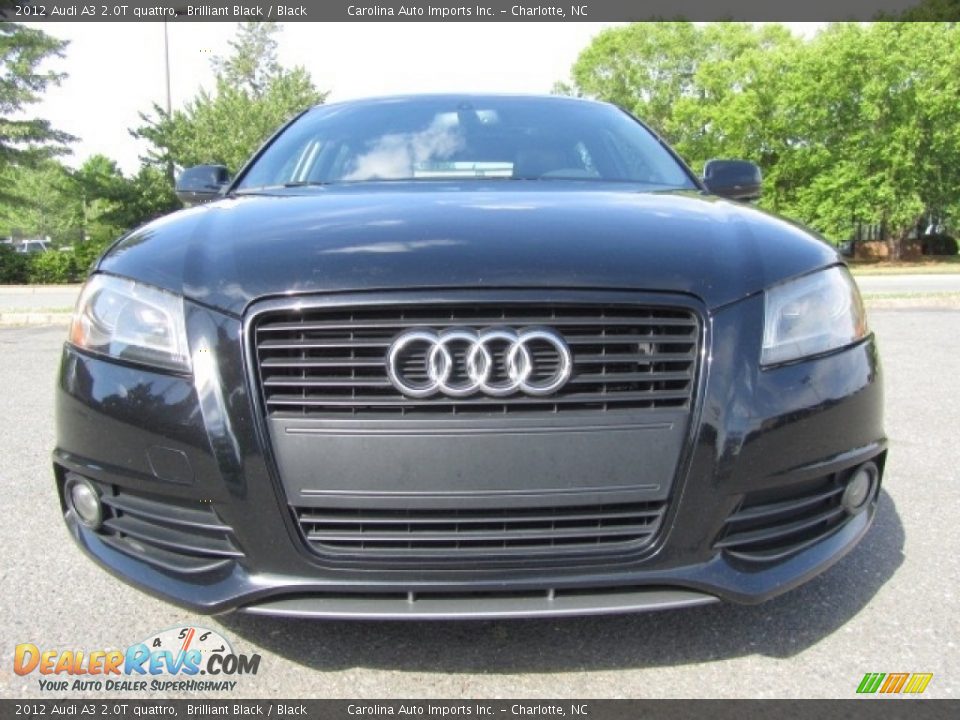 2012 Audi A3 2.0T quattro Brilliant Black / Black Photo #4