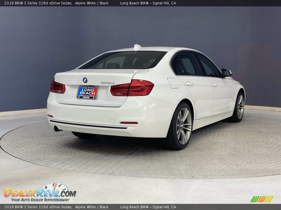 2018 BMW 3 Series 328d xDrive Sedan Alpine White / Black Photo #5