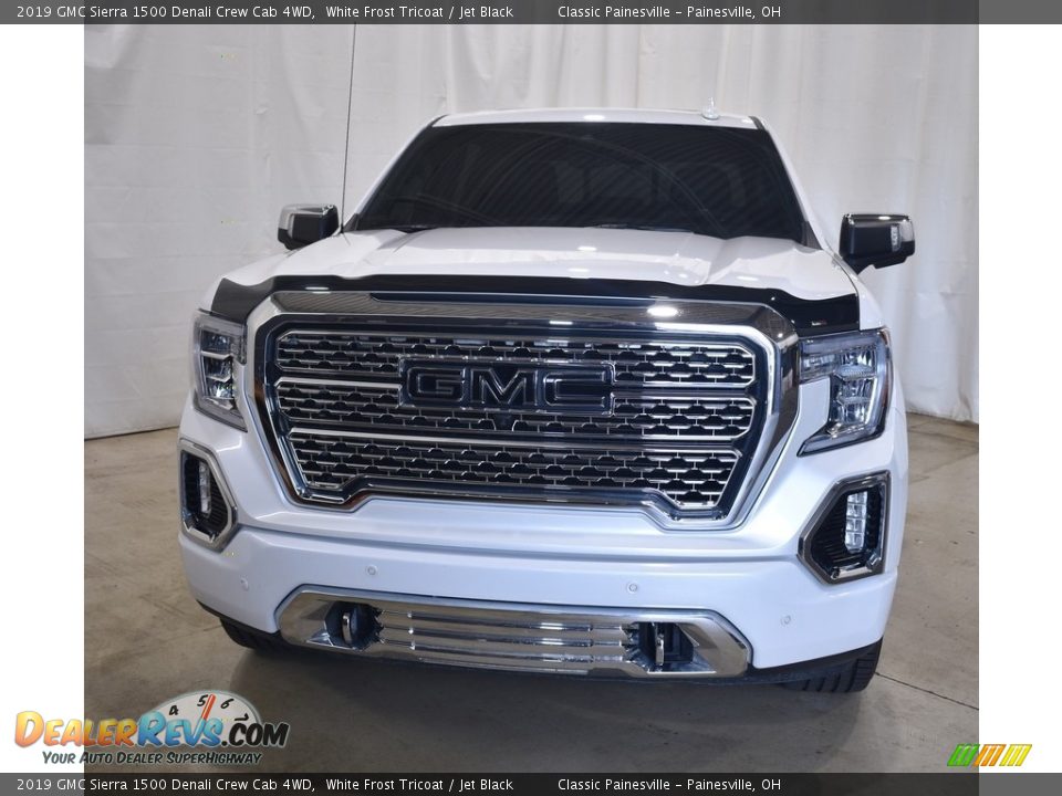 2019 GMC Sierra 1500 Denali Crew Cab 4WD White Frost Tricoat / Jet Black Photo #4