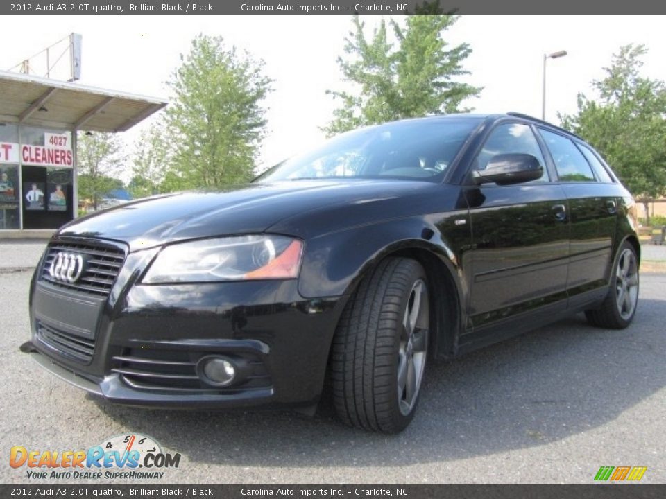 2012 Audi A3 2.0T quattro Brilliant Black / Black Photo #6