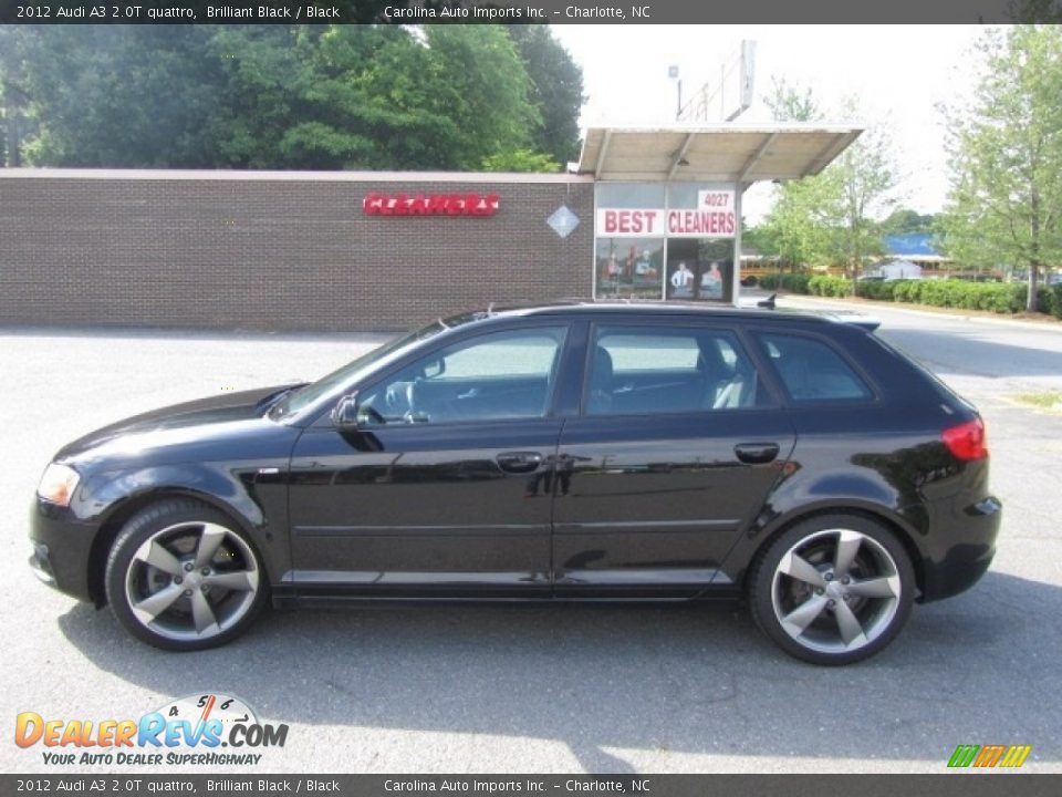 2012 Audi A3 2.0T quattro Brilliant Black / Black Photo #7