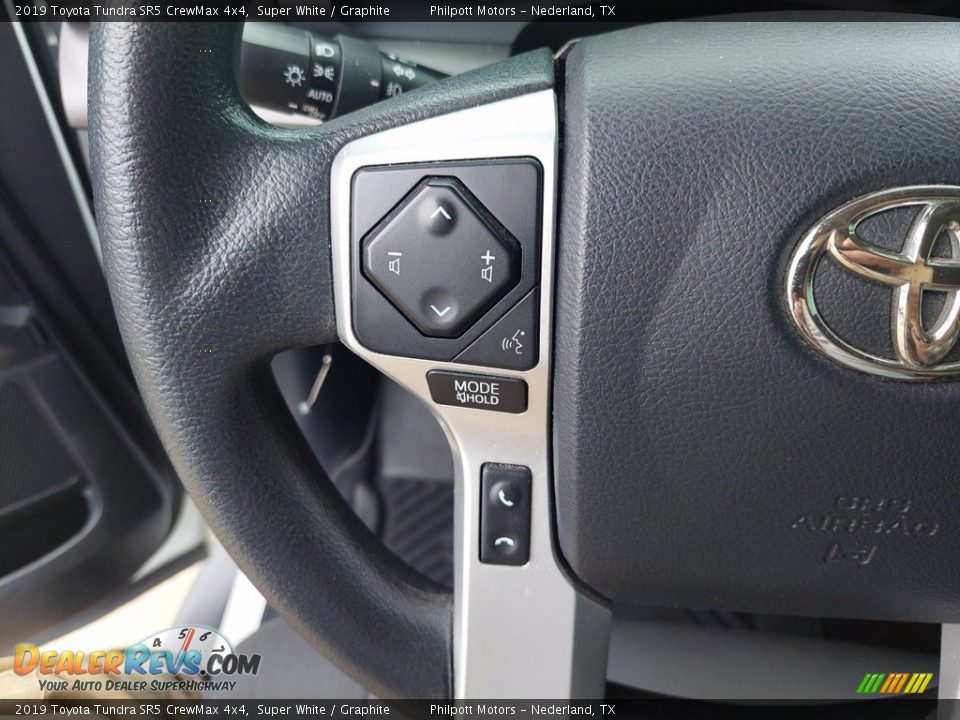 2019 Toyota Tundra SR5 CrewMax 4x4 Super White / Graphite Photo #16