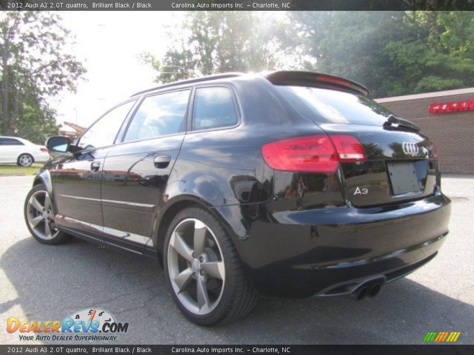 2012 Audi A3 2.0T quattro Brilliant Black / Black Photo #8