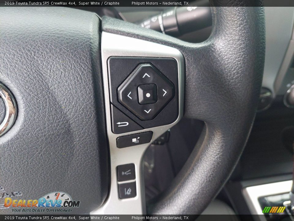 2019 Toyota Tundra SR5 CrewMax 4x4 Super White / Graphite Photo #17