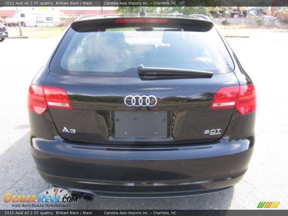 2012 Audi A3 2.0T quattro Brilliant Black / Black Photo #9