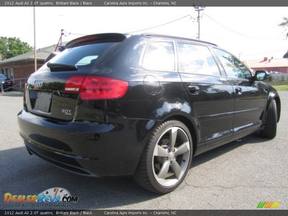 2012 Audi A3 2.0T quattro Brilliant Black / Black Photo #10