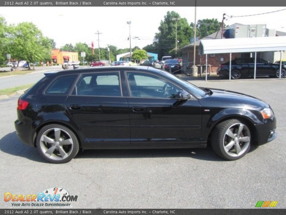 2012 Audi A3 2.0T quattro Brilliant Black / Black Photo #11