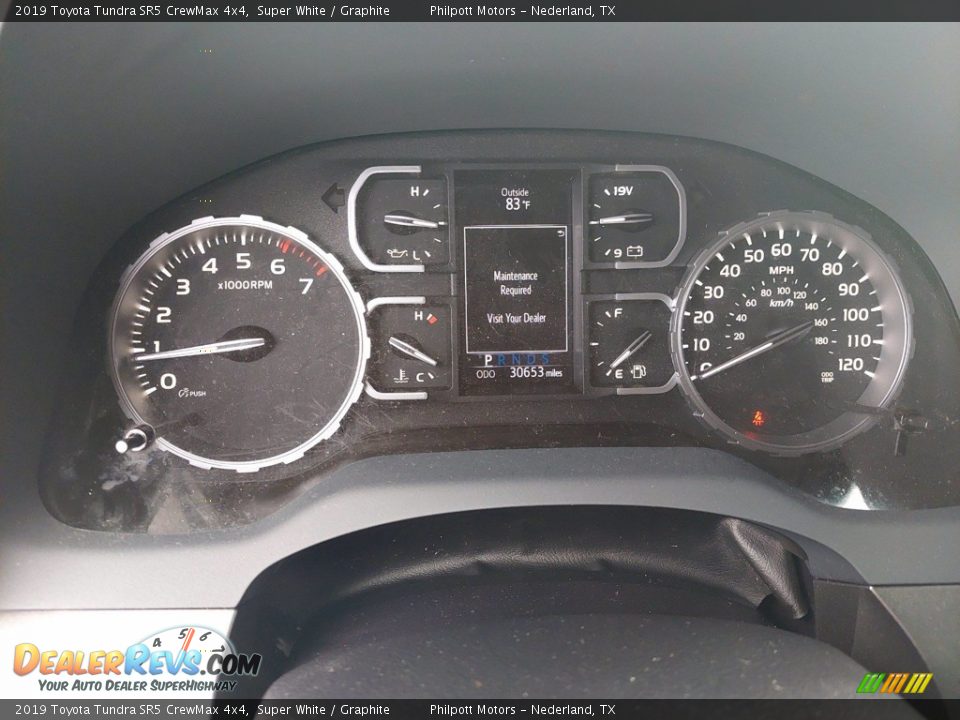 2019 Toyota Tundra SR5 CrewMax 4x4 Super White / Graphite Photo #22