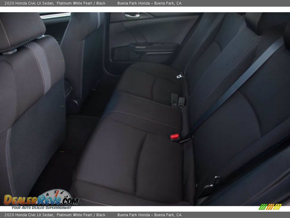 2020 Honda Civic LX Sedan Platinum White Pearl / Black Photo #4