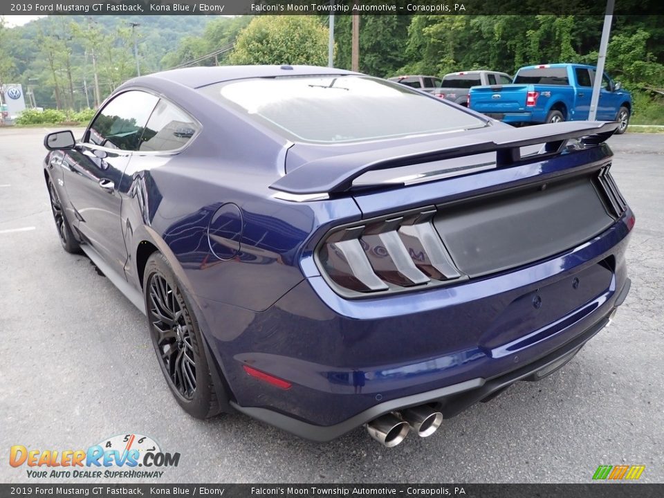 2019 Ford Mustang GT Fastback Kona Blue / Ebony Photo #4