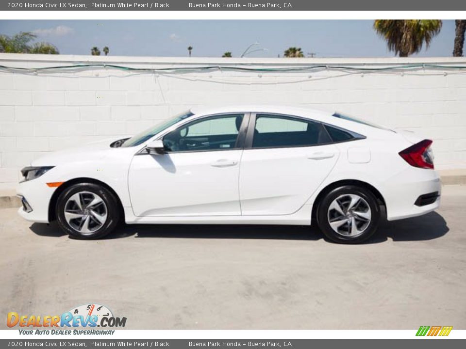 2020 Honda Civic LX Sedan Platinum White Pearl / Black Photo #10
