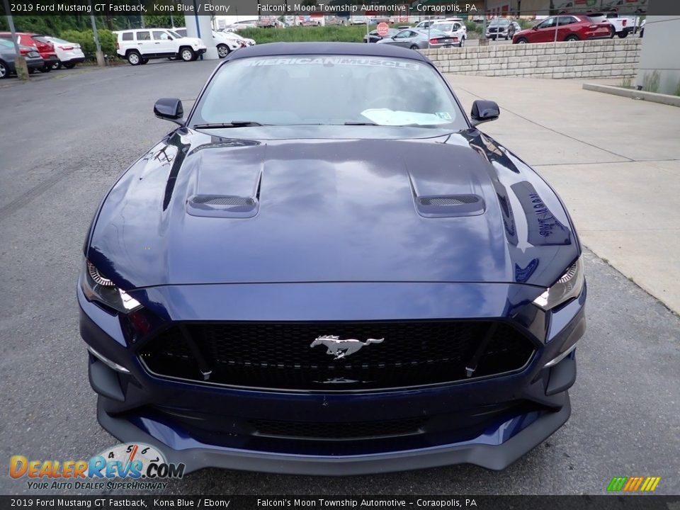 2019 Ford Mustang GT Fastback Kona Blue / Ebony Photo #7