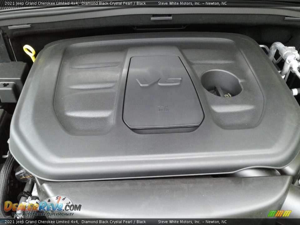 2021 Jeep Grand Cherokee Limited 4x4 Diamond Black Crystal Pearl / Black Photo #9