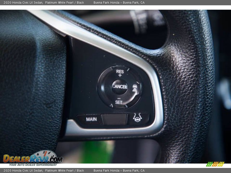 2020 Honda Civic LX Sedan Platinum White Pearl / Black Photo #17