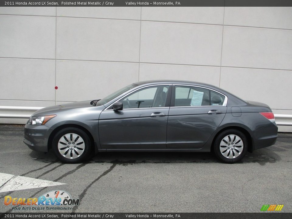 2011 Honda Accord LX Sedan Polished Metal Metallic / Gray Photo #2