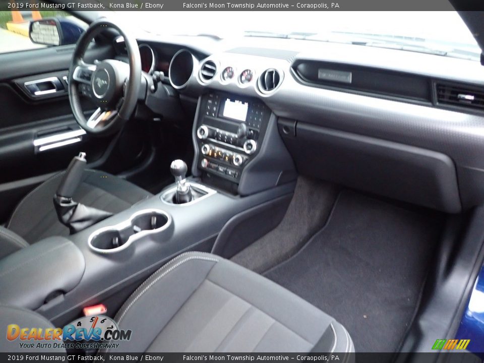 2019 Ford Mustang GT Fastback Kona Blue / Ebony Photo #11