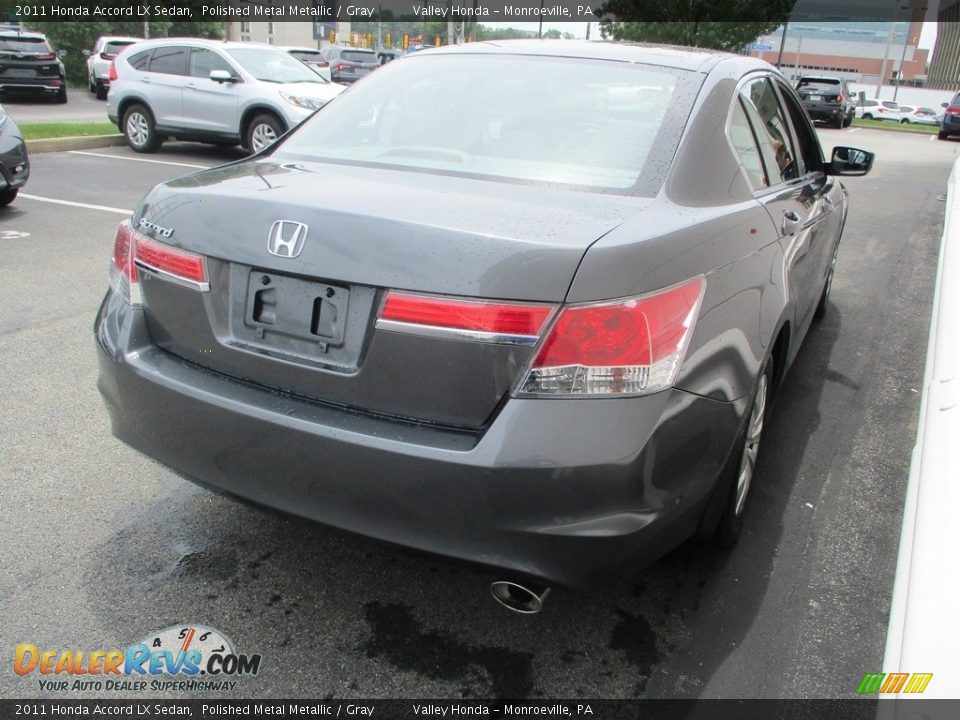 2011 Honda Accord LX Sedan Polished Metal Metallic / Gray Photo #5