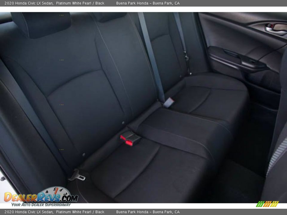 2020 Honda Civic LX Sedan Platinum White Pearl / Black Photo #22
