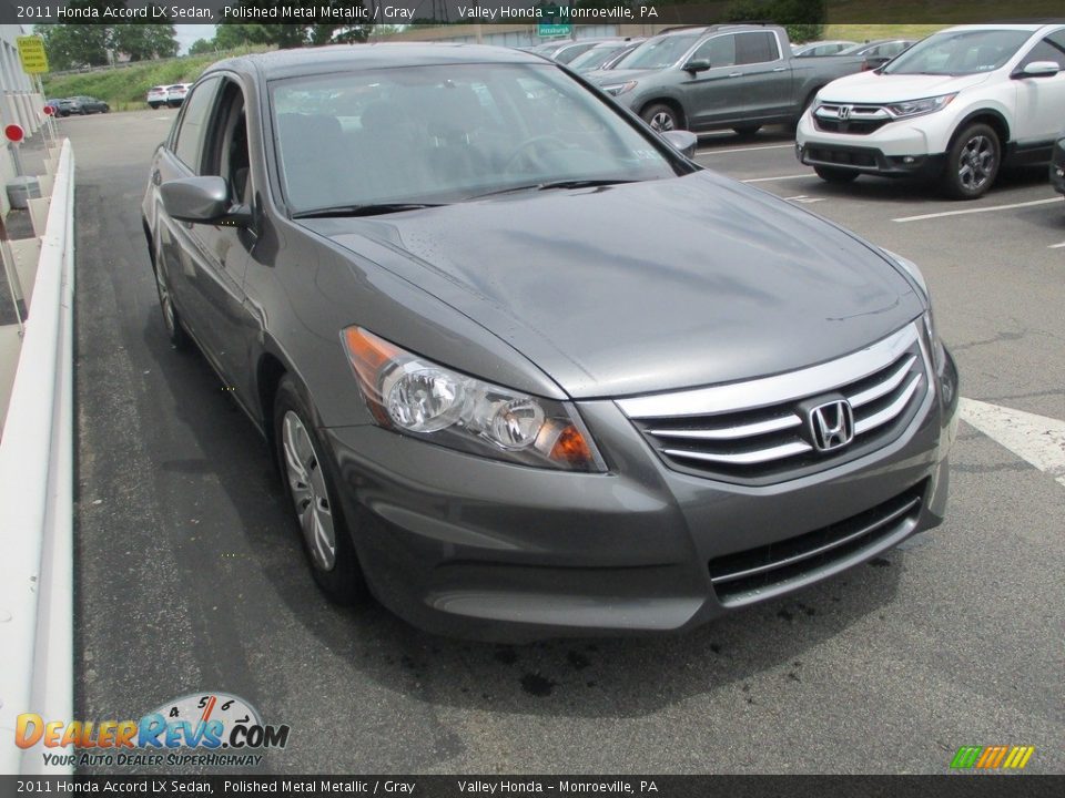 2011 Honda Accord LX Sedan Polished Metal Metallic / Gray Photo #6