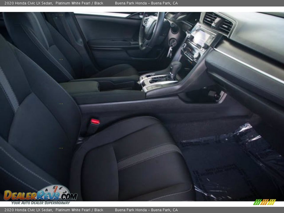 2020 Honda Civic LX Sedan Platinum White Pearl / Black Photo #23