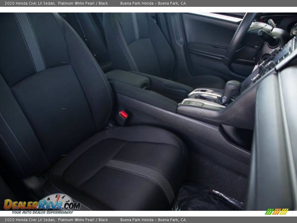2020 Honda Civic LX Sedan Platinum White Pearl / Black Photo #24