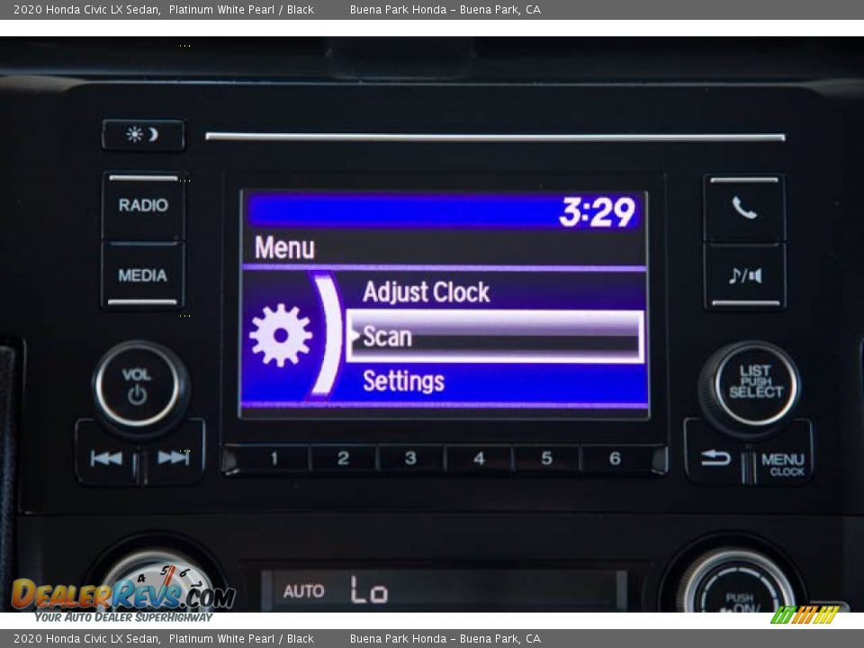 2020 Honda Civic LX Sedan Platinum White Pearl / Black Photo #25