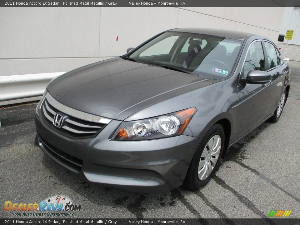 2011 Honda Accord LX Sedan Polished Metal Metallic / Gray Photo #8