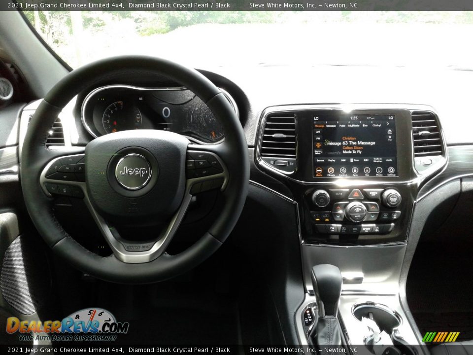 2021 Jeep Grand Cherokee Limited 4x4 Diamond Black Crystal Pearl / Black Photo #18