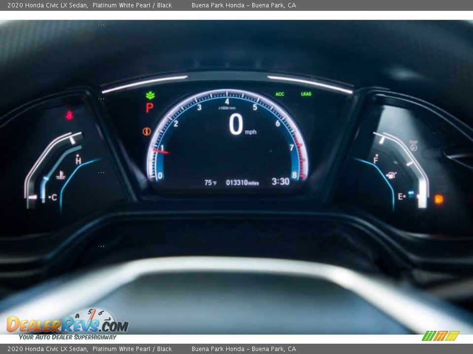 2020 Honda Civic LX Sedan Platinum White Pearl / Black Photo #27