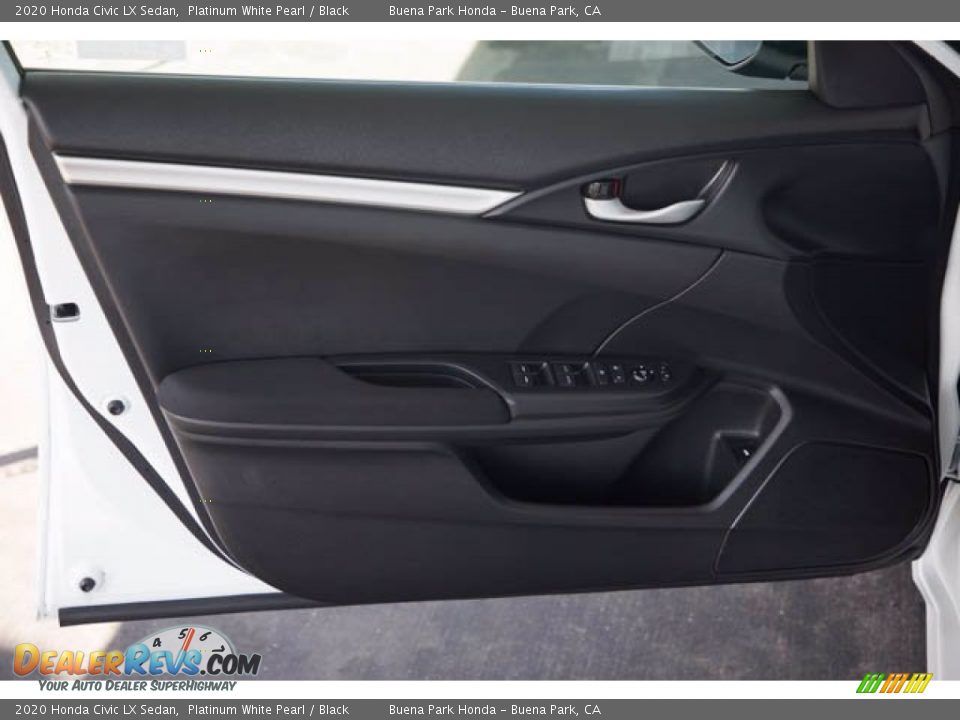 2020 Honda Civic LX Sedan Platinum White Pearl / Black Photo #28