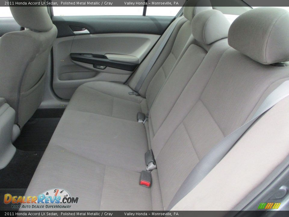 2011 Honda Accord LX Sedan Polished Metal Metallic / Gray Photo #11