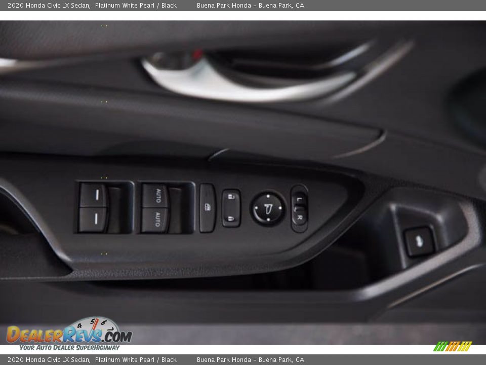 2020 Honda Civic LX Sedan Platinum White Pearl / Black Photo #29
