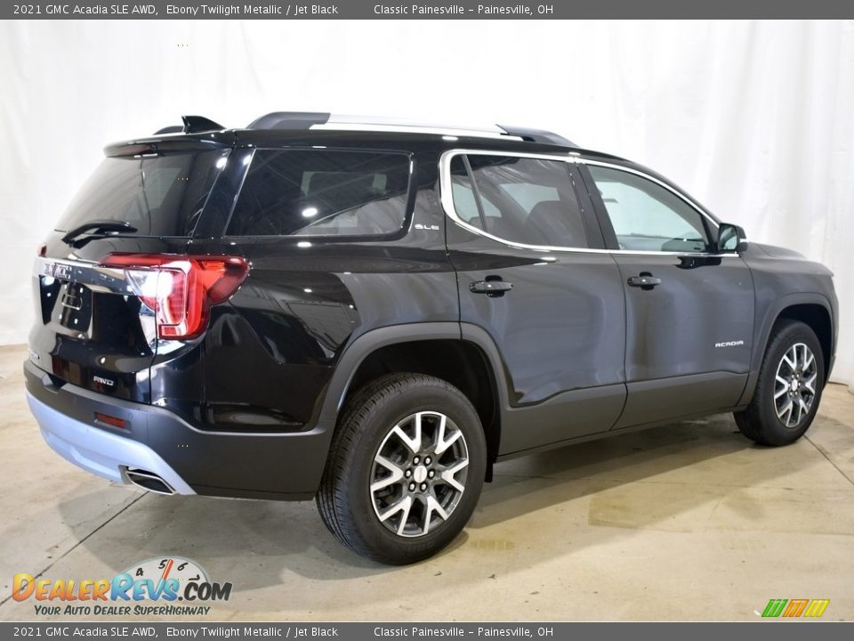 2021 GMC Acadia SLE AWD Ebony Twilight Metallic / Jet Black Photo #2