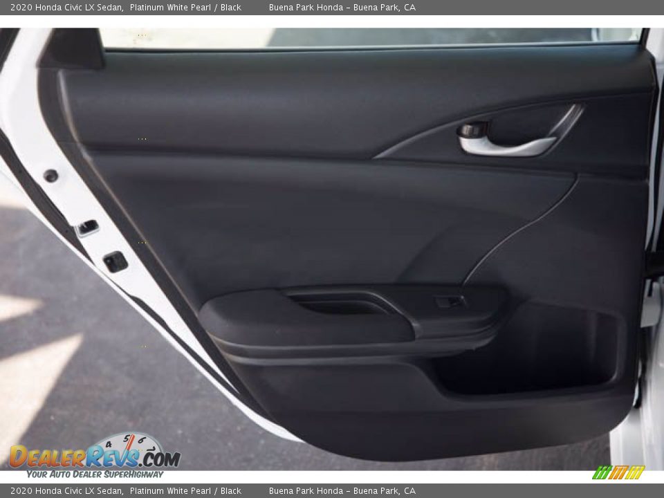 2020 Honda Civic LX Sedan Platinum White Pearl / Black Photo #30