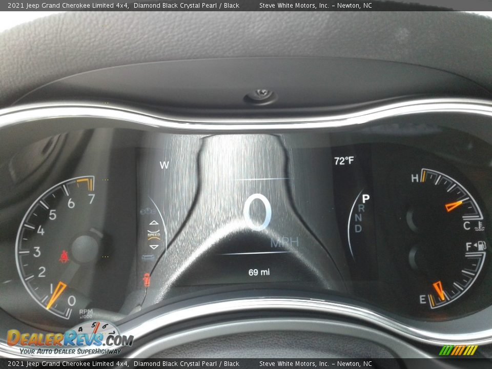 2021 Jeep Grand Cherokee Limited 4x4 Diamond Black Crystal Pearl / Black Photo #21